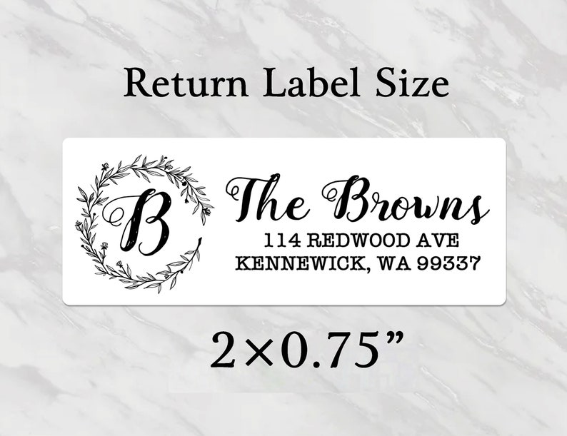 Clear Wedding Address Stickers/custom Return Address Label for Wedding
