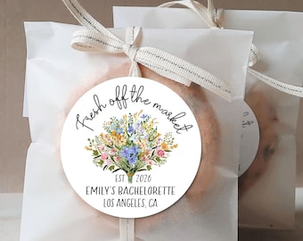 Frisch aus dem Markt Brautduschenbevorzugungsetiketten / Hochzeits-Dankeschön-Aufkleber / Bauernmarkt-Party-Aufkleber / kundenspezifische Brautduschen-Aufkleber