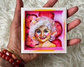 Dolly Parton Art Tile Coaster