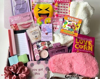 Student Self Care Gift Box: Exam Prep Pamper Hamper