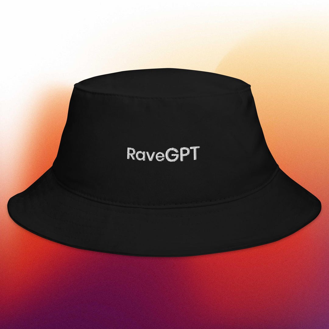 Ravegpt Bucket Hat Rave Hat Rave Bucket Hat - Etsy
