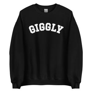 Giggly Squad print crewneck sweatshirt