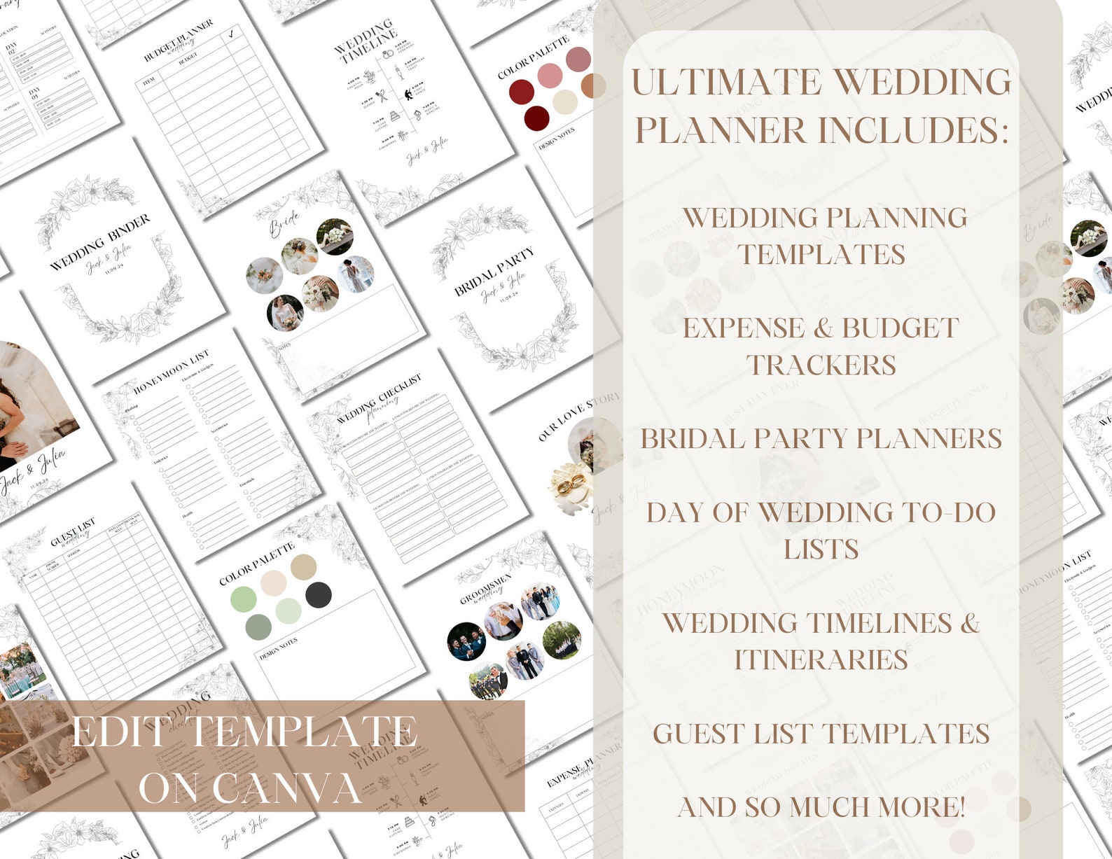 Ultimate Wedding Binder Template Wedding Itinerary Wedding Timeline Ultimate Wedding Binder Template Wedding Itinerary Wedding Timeline