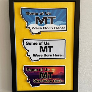 Montana Sticker Decal, Montana State Sticker, Montana Map Sticker, Big Sky Country, Montana Window Sticker, Montana Home State, Montana