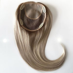 Top Elite Topper (Large) 14&quot; | 100% Human Hair | Mono-Top