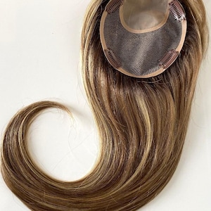 Top Elite-topper 18" | 100% echt haar | Monotop