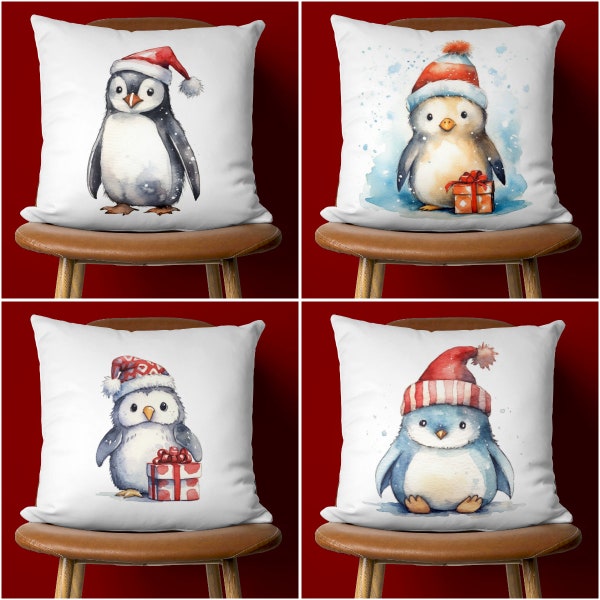 Penguin Pillow Etsy