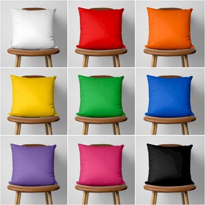 Primary top color pillows