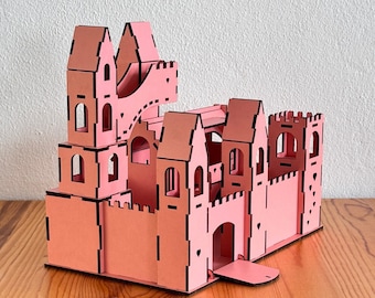 Dornröschen 3D Holzpuzzle, Selbermachen, Spaß und lehrreich: Dornröschen 3D Holzpuzzle, Miniaturbausatz