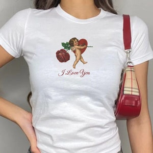 Coquette Cupid Shirt For Women Coquette Clothing Gift For Her Woman Shirt Coquette Shirt Cute Gift For Daughter Dollette Viral Vintage Shirt