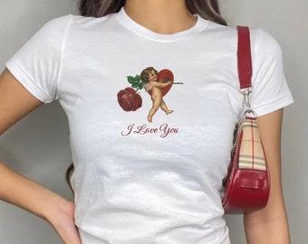 Coquette Cupid Shirt For Women Coquette Clothing Gift For Her Woman Shirt Coquette Shirt Cute Gift For Daughter Dollette Viral Vintage Shirt