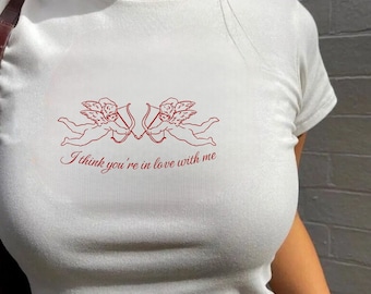 Cupid Shirt Coquette Top Cherub Shirt Coquette Clothing Victorian Shirt Coquette Aesthetic Feminine Shirt Cottage Core Shirt Dollette Gift
