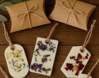 Scented Soy Wax Sachets - Handmade Room Air Freshener, Bridesmaid Gifts, Christmas