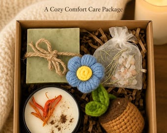 Thinking of You Gift Box Cozy Comfort Care Package Encouragement Gift Cheer Up Gift for Friend Handmade Gift