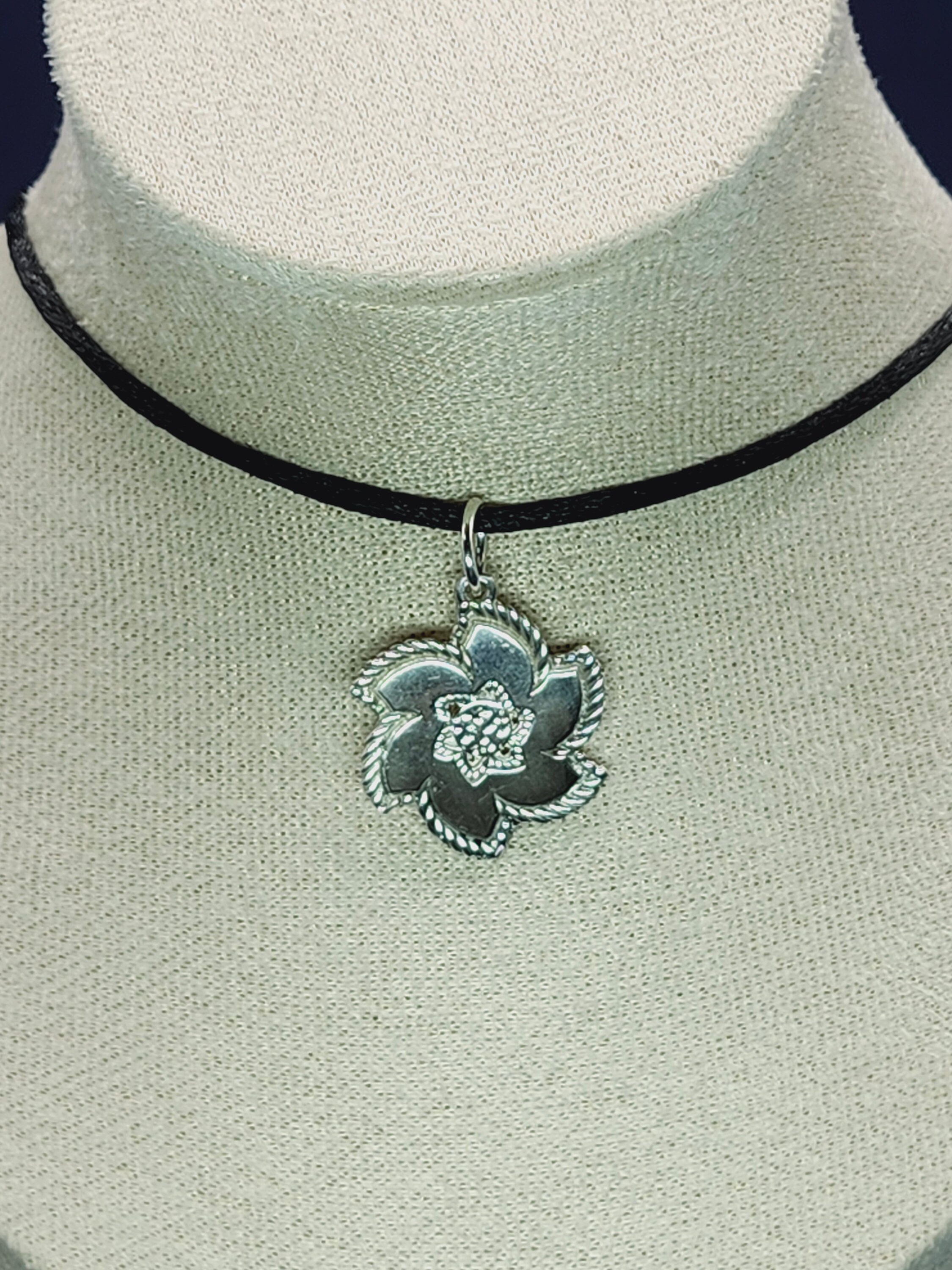 thumbnail image 2 of Flower Of Life Mandala Necklace - Sacred Geometry Pendant With Yin Yang Charm 2 of 6