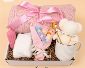 Self Care Box for Women, Comfort Care Package, Thinking of You, Sending Hugs Box, Birthday Basket, Spa Kit For Best Friend