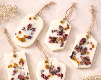 Botanical Floral Scented Bulk Wax Sachets - Bridesmaid Boxes, Rose Sachet, Aromatherapy Gift Set