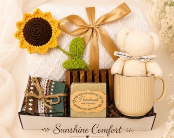 Self Care Gift Box, Relaxation Spa Set, Birthday Gift for Her, Thinking of You Gift, Get Well Soon, Spa Care Package,Hug in a Box for Women,