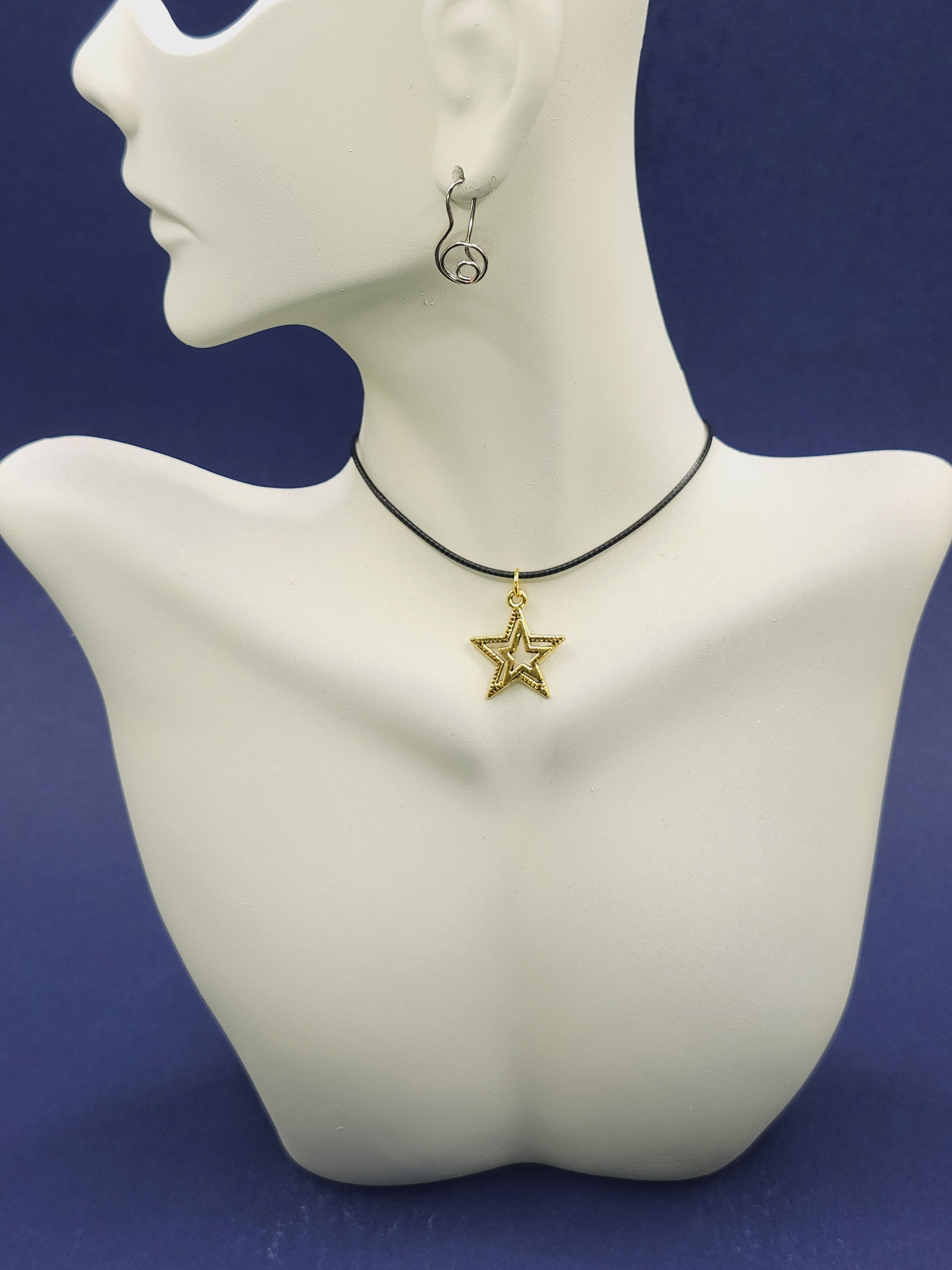 Star Necklace, Y2K Necklace, Talisman Necklace, Star Pendant