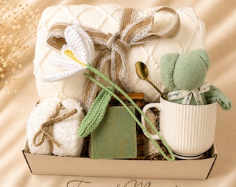 Sending Hugs Gift Box, Thinking of You Gift, Get Well Soon Care Package, Self Care Box, Comfort Gift for Her Sympathy Gift Emotional Support