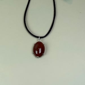Carnelian Jewelry 30th 40th birthday Big sister gift estate jewelry Godmother gift simple necklace everyday Y2K necklace happy birthday
