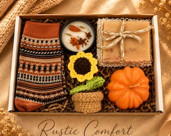 Thanksgiving Hostess Gift Basket, Thanksgiving Gift Box, Host Gift, Pumpkin Candle Gift Set, Fall Home Gift, Thank You Gift Basket