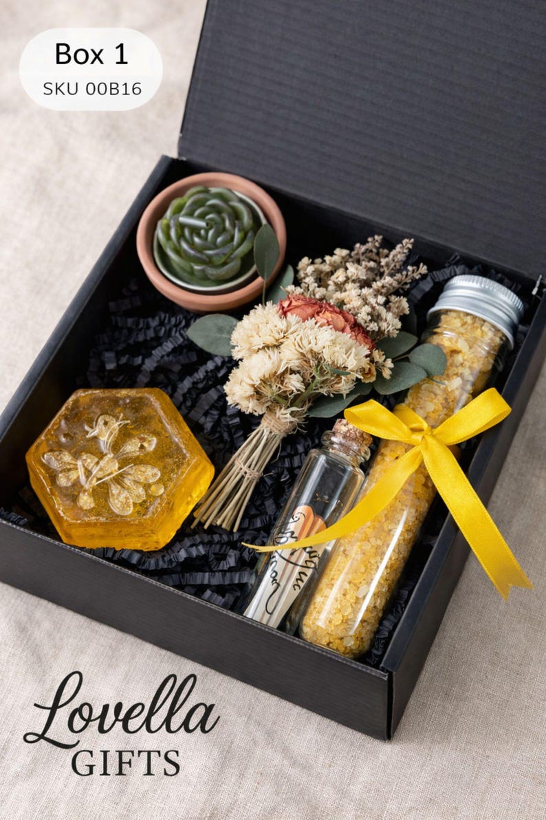 Sympathy Gift Box – Grief & Loss Comfort Set With Candle, Bath Salt ...