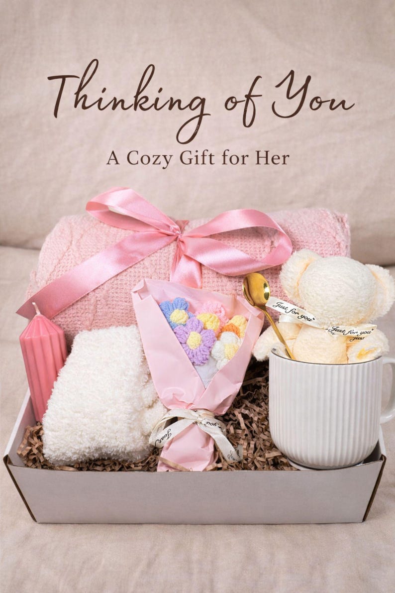 Sending Hugs Gift Box Thinking of You Care Package Comfort Gift for ...