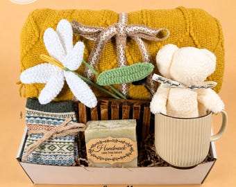 Self Care Gift Box for Women, Gift for Her, Comfort Care Package, Relaxation Gift, Thinking of You Gift, Get Well Soon Gift, Spa Gift Set