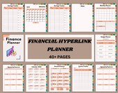 Digital Finance Planner Undated, Digital Budget Planner, iPad Planner, Goodnotes, Notability, Hyperlinked Tabs, Digital Stickers