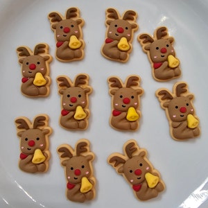 Christmas Reindeer Cabochons, Christmas ornament kit, Christmas crafts