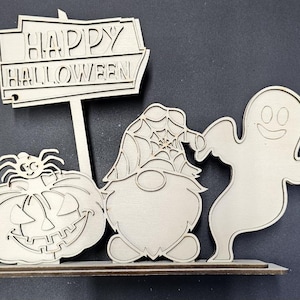 Halloween laser-cut decor