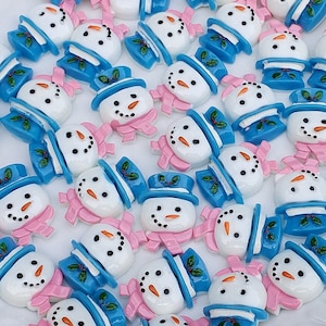 Snowman head Cabochons