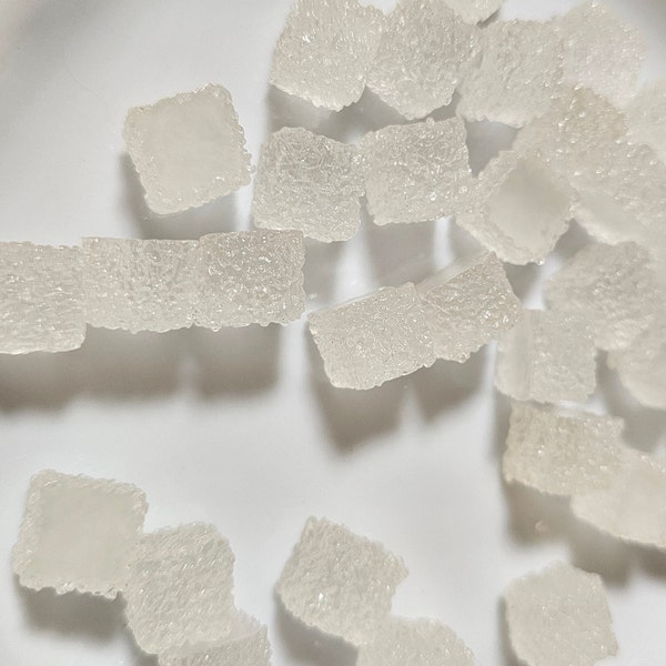 Fake white Sugar cubes, ice cubes, fake ice