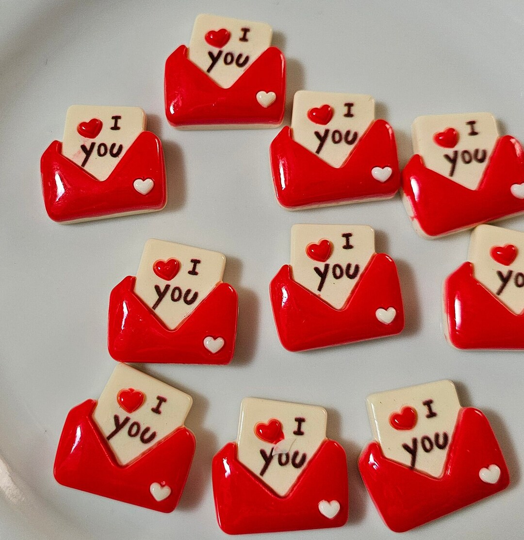 Valentine Envelope Cabochon, Love Letter Cabochon, Heart Cabochons, I Love You - Etsy