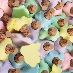 Ice cream cone melted