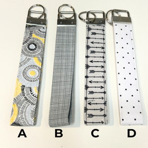 Handmade Keychain, Fabric Keychain, Keychain Wristlet, Fabric Keychain Wristlet, Cute Keychain Wristlet, Keychain