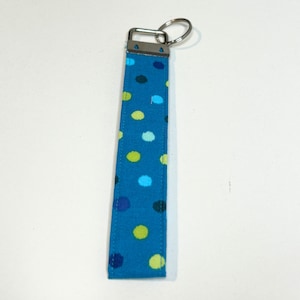 Handmade Keychain, Fabric Keychain, Keychain Wristlet, Fabric Keychain Wristlet, Cute Keychain Wristlet, Floral Keychain