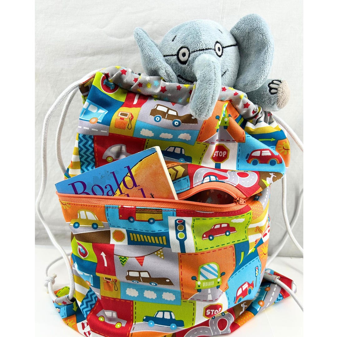 Kids' Drawstring Bag, Kids' Backpack, Sleepover Bag, Toddler Backpack ...
