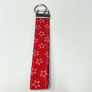 Fabric Keychain, Handmade Keychain, Keychain Wristlet, Fabric Keychain Wristlet, Cute Keychain Wristlet, Floral Keychain