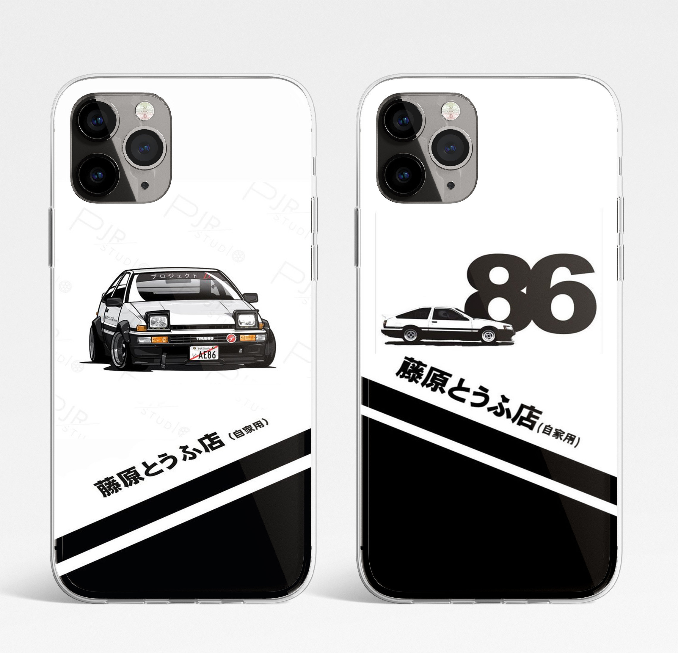 JDM Phone Case Initial D AE86 Cover Fit for iPhone 15 Pro