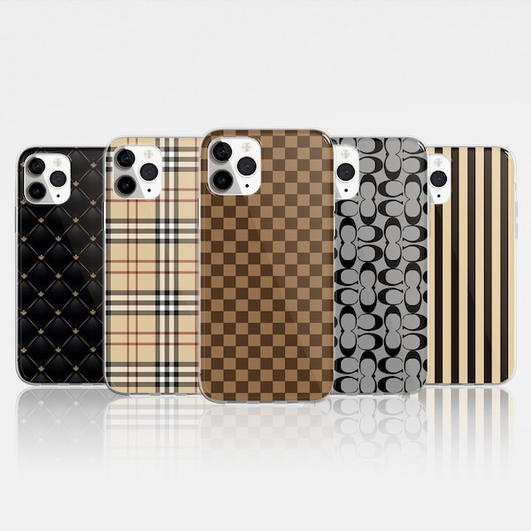 Fancy Phone Case Purse Pattern Cover fit for iPhone 15 Pro Max, 14, 13, 12, 11, XR, 8+, 7 & Samsung S23, S22, A14, A54
