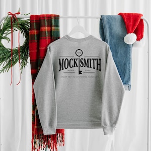 Gildan 18000 Sport Grey Back Sweatshirt Mockup | G180 Grey Crewneck Mockup | Christmas Sweater | Grey Gildan 180 | Simple Holiday Mockup