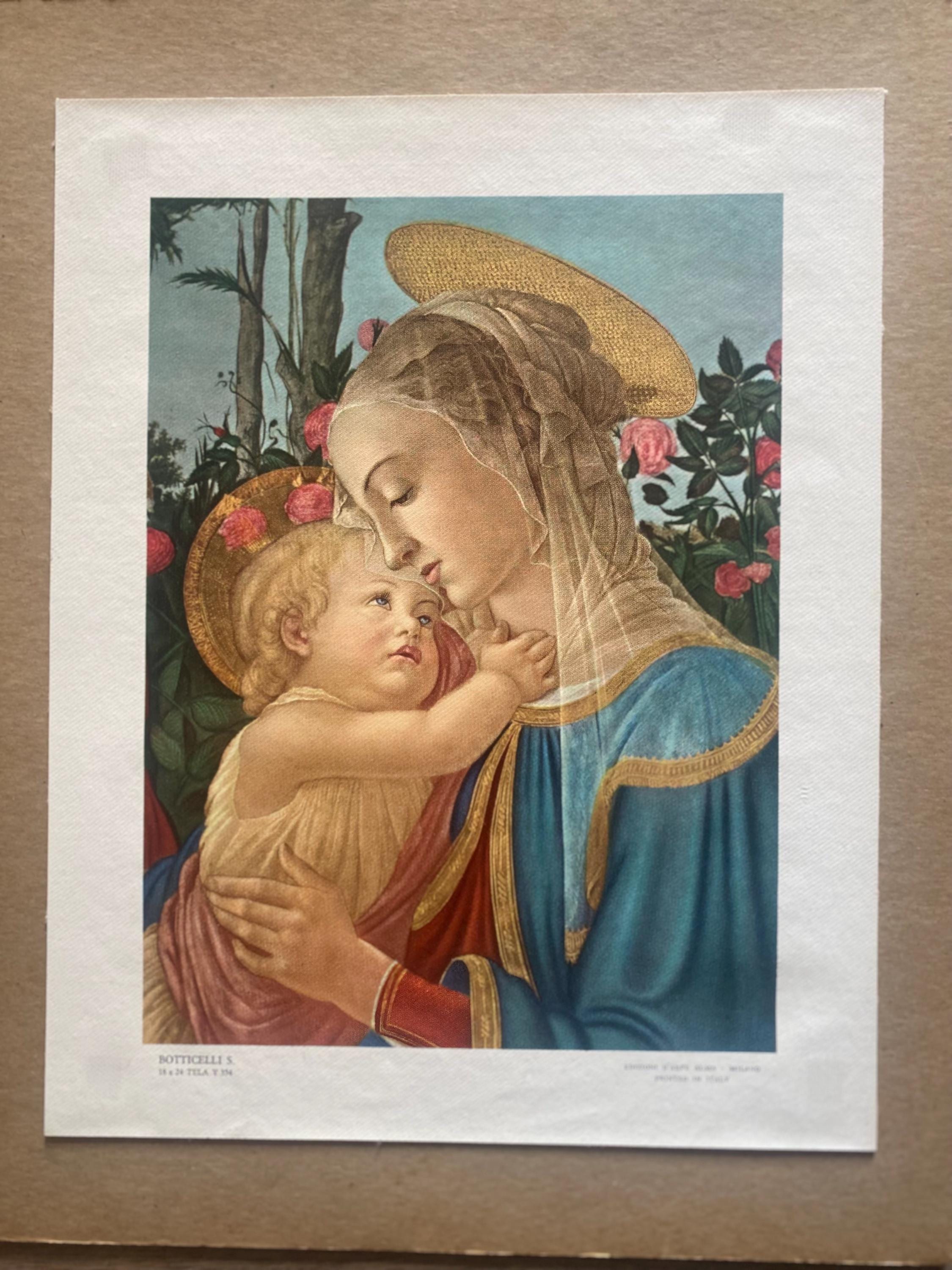 Italian Painting Madonna and Child - Etsy
