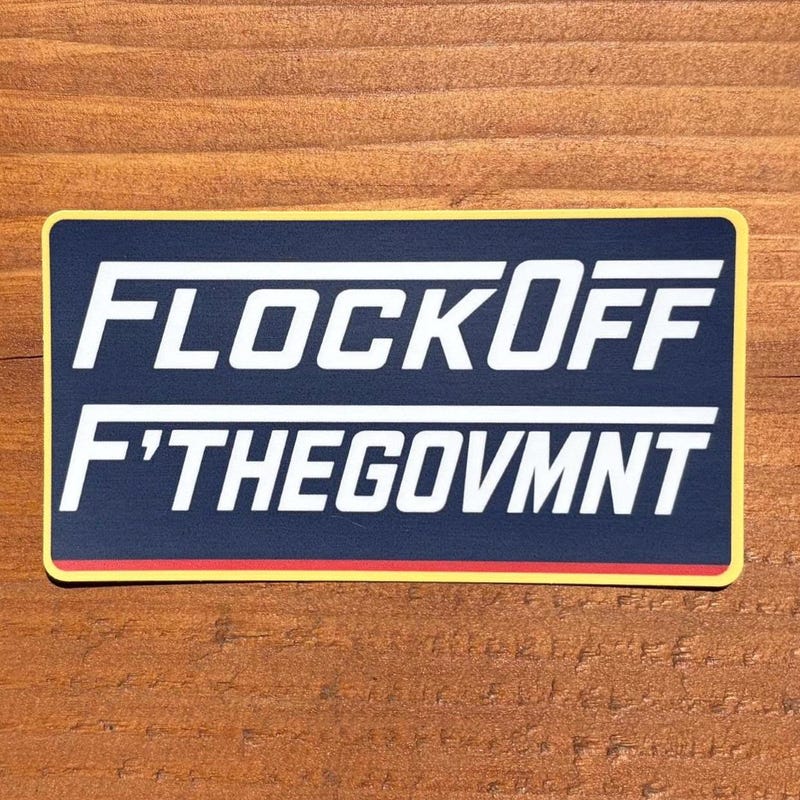 Flock Camera Bumper Sticker - Etsy