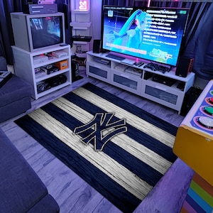 New York Yankees Rug, American Baseball, MLB Rug, Baseball Rug, Sports Rug, Christmas Gift Rug, Home Decor Rug, Gift Rug,Custom Rug,Area Rug