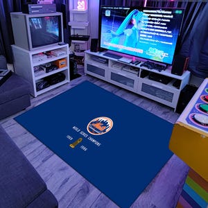 New York Mets Rug, NYM Rug,  MLB Rug, Sports Rug, Baseball Rug, Gift Rug, Custom Rug, Area Rug, Baseball Gift Rug, Christmas Gift Rug