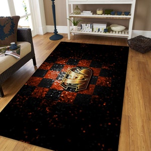Cincinnati Bengals Rug, NFL Rug, American Football Rug, Christmas Gift Rug, Home Decor Rug, Gift Rug, ,Custom Rug, Area Rug, Sports Rug