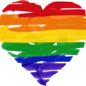 Regenbogen-Geist mit Flagge Sticker – Farbenfrohes Wandtattoo & Autoaufkleber