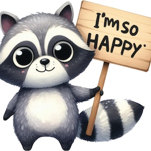 Happy Funny Animal Stickers – Cute Animals as Wall Decals & Car Stickers